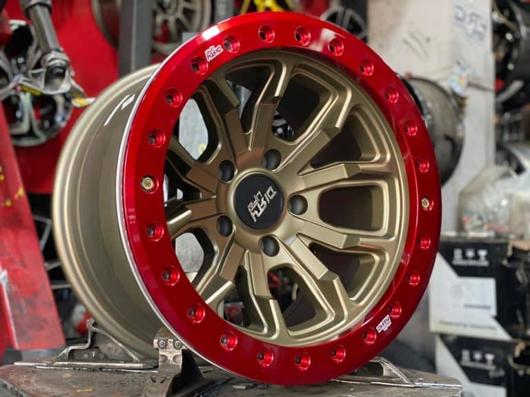 Tiptop | DIRTY LIFE WHEELS 17 5-127 BEADLOCK GOLD EDITION